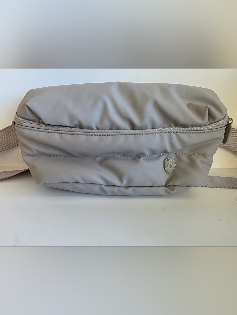 HEYS Shield Logo Men Or Womens Waist Crossbody Bag in Color Atmosphere